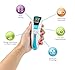 Primo Passi New 6-in1 Quick 1 Second No-Touch/Non Contact Multifunction Digital Baby Thermometer I Rapid Fever Warning I Ifrared I 10 Memory Reading I LCD Display