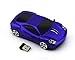 Car Shape Mouse, 2.4G Cool Sport Car Wireless Optical Mouse Cordless Gaming Mice, 1600 DPI with USB Receiver for PC Laptop Desktop Mac (Dark Blue)thumb 1
