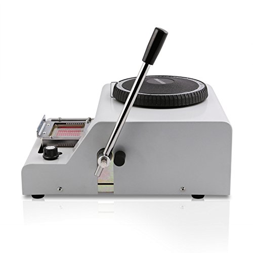 CNCShop Embosser Embossing Machine 72 Characters Manual for PVC Credit VIP ID Membership Gift Card