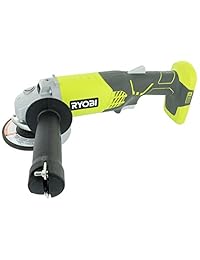 Amoladora de ángulo impulsada a batería de litio ion Ryobi P421 6500 rpm 4 1 2 inch 18 volt One+ (batería no incluida, solo la herramienta eléctrica)