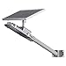 TIN Sum LED Solar Street Light,6000LM 6500K Solar Powered Pole Light, IP65 Waterproof Security Area Night Lighting for Street Gutter Patio Garden Path