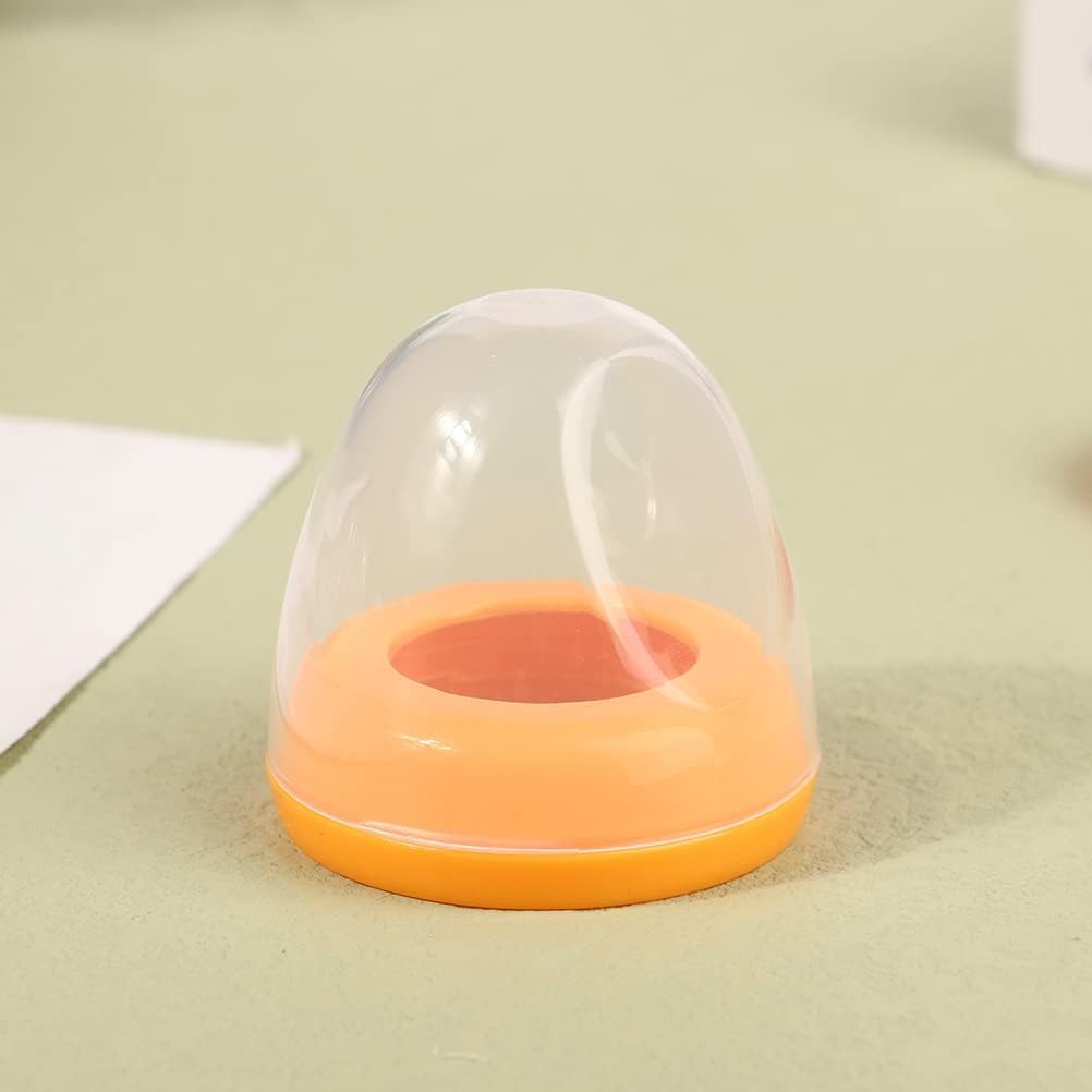 Photo 1 of 1pc Orange Baby Bottle Cap and Ring Suitable for Pigeon Bottle,Food Grade PP Baby Bottle Cap and Ring,Simplicty Fashionable Baby Bottle Cap and Ring Feeding Bottle,Bottle-Feeding