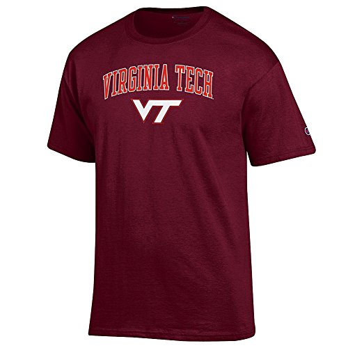 Elite Fan Shop Virginia Tech Hokies Tshirt Varsity Maroon - L