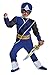 Power Rangers Ninja Steel Toddler Muscle Costume, Blue, Medium (3T-4T)