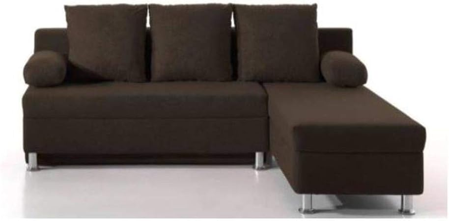 Inside Canape D Angle Convertible Rapido Zaurak En Microfibre