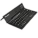 Amagoing Universal Portable Foldable Wireless Bluetooth Keyboard with Kickstand for IOS Andriod Windows Smartphone Tablet Black