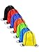 Shappy 7 Pieces Drawstring Bag Sack Cinch Tote Gym Storage Backpack, 7 Colors