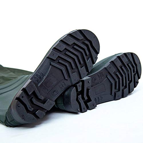 Licht Waten Hosen Firm Angeln Wader for Männer Frauen wasserdichte Jagd-Wathose mit Stiefel Gürtel Leichtes atmungsaktiv… – Bild 7