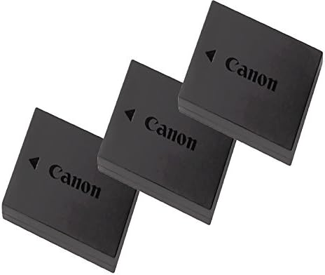 3-Pack Canon LP-E10 Lithium-Ion Battery Pack for Canon Eos Rebel T3, T5, T6 (Bulk Packaging)