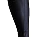 VIPER Compression Knee Sleeve Leg Support (Full Length) - TruCore 3-Layer Wicking, Non Slip Inner Bands - Basketball, Running, Weight Lifting, Crossfit, Arthritis (SINGLE) (Black, Large)