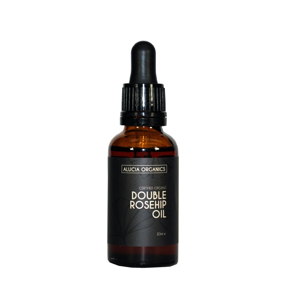 Alucia Organics Certified Organic Double Rosehip Oil 30ml - Pure, Natural, Organic, Face Oil for Sensitive Skin, Fine Lines, Wrinkles, Sun Burn, Stretch Marks, Scars, Damaged Skin