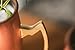 Xummit Stunning Smooth Moscow Mule Copper Mug/Cup with Golden-Hued Handle - 18 Oz (Set of 2)