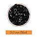 500 PCS Silicone Lined Micro Beads, 5mm Black Color Hair Extension Beads Micro Rings Links Beads for I Bonded Tipped Hair Extensions