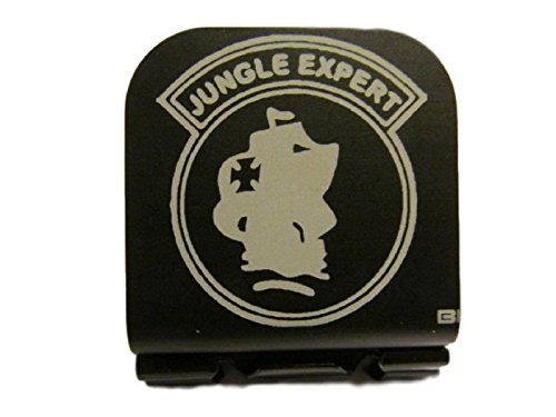 US Army Jungle Expert Patch Laser Etched Hat Clip Black
