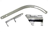 SBC Chevy Chrome Top Mount Alternator Bracket Short