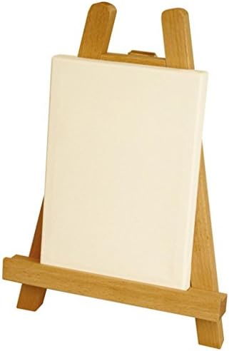 Yeefant Multifunction Art Supply Small Elm Beechwood Tabletop Wood Display Artist Triangle A-Frame Easel,11x7.5 Inch