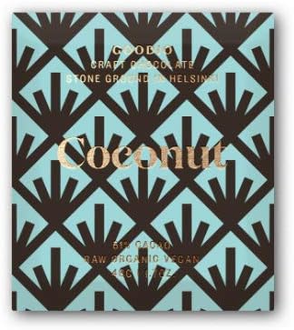 Goodio | Raw Chocolate 51% - Coconut | 2 x 48g (UK)