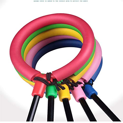 Eselltotal Flashing Jumping Ring Colorful LED Ankle Skip Jump Ropes