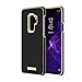 kate spade new york Wrap Case for Samsung Galaxy S9+ - Black Saffiano Black / Gold Logo Plate