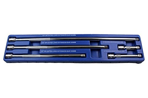 US PRO 5PC 1/2 DR. Extra Long Extension BAR Set B4028