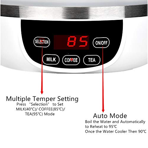 Foldable Travel Electric Kettle, Collapsible Electric Kettle, Dual Voltage Auto Shift ,Temper Control Portable Travel Kettle, Small Electric Kettle Food Grade Silicone, Boil Dry Protection - Thumbnail 4