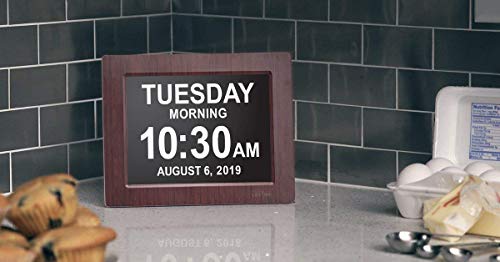 [Newest Version] American Lifetime Day Clock - Extra Large Impaired Vision Digital Clock with Battery Backup & 5 Alarm Options (Black - 2 pack) - Thumbnail 6