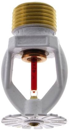 White Polyester Residential Pendant Sprinkler Head - 155 Degreef (4.9 K-Factor)
