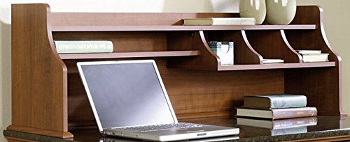 Sauder Appleton Hutch For Computer Desk, 16in.H x 52 1/8in.W x 11 2/5in.D, Sand Pear
