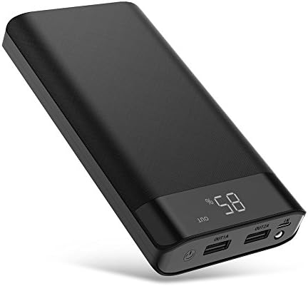 Power Bank, Giaride 20100mAh External Battery Pack Charger with 2A Input, Digi-Power Technology, Bright LED for iphone 8 X 7 6 6S Plus, iPad, Samsung Galaxy, Smartphones and Tablets
