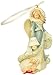 Foundations Angel with Fawn Stone Resin Ornament, 4”