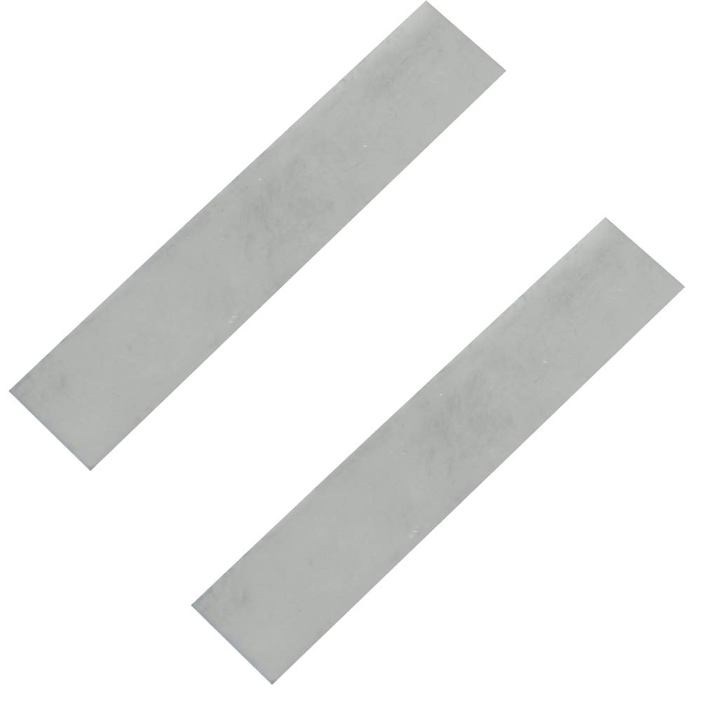 Pure Zinc Anode 2 Pcs, 3.93 x 0.79 x 0.04 Inch (19 GA) 99.99 Pure Zinc
