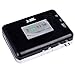 HDE Tape-to-MP3 Retro Cassette Player USB Portable Tape Deck Capture MP3 Audio via USB Includes Headphones and Software