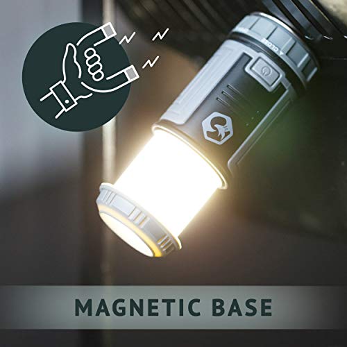 image for Foxelli Camping Lantern - Super Bright, Portable, Battery Powered LED 