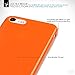 iPhone 8 / iPhone 7 Covers, Terrapin iPhone 8 Case - TPU Gel - Slim Design - Durable Shock Absorbing - Back Protector - Solid Orange