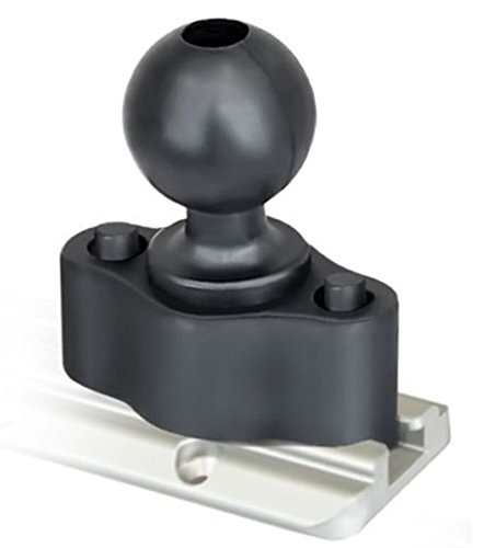 RAM Kayak Track Adapter 1.5" Ball Quick Release Track Base for Kayak GearTrac SlideTrax Rail