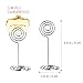 Place Card Holder ,Kyson 15pcs Tabletop Number Name Holder Card Photo Stands Memo Clip for Weddings Party Gatherings