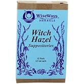 WiseWays Herbals Witch Hazel Suppositories 2.5 ml,(pack of 3)