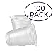 SOLO Cup Company Plastic Party Cold Cups, 16 oz, Clear, 100 pack
