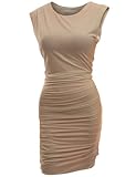 Doublju Women Classic Slim Fit Sleeveless Sexy Bodycon Dress