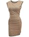 Doublju Women Classic Slim Fit Sleeveless Sexy Bodycon Dress
