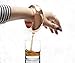 Wrist Flask Booze Bangle | Women's Bracelet Shot Flask for Liquor | AAA Grade Stainless Steel - Rose Gold No Rust | Secret Spill Proof Jumbo Wine Alcohol Bracelet for Festival / Party 4 Ounce by Nova