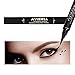 Liquid Eyeliner Stamp 2 Pack, 2 Double-sided Pens, Winged Liquid Eyeliner Stamp & Pencil, Vamp Style Wing, Smudgeproof, Waterproof, Long-lasting, No Dripping (10mm Classic Black)