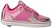 Heelys Girls' Motion Plus Sneaker, Light Pink/Multi, 1 M US Big Kid