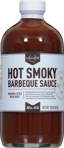 LILLIE’S Q BARBEQUE SAUCES & RUBS HOT SMOKY, 21 OZ