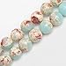 DIY Handmade Necklace Bracelet Earrings Jewelry Craft Designing Beads 6mm Blue Imperial Jasper Imitation Semi Precious Stone in Bulk Wholesale One Strand 15 Inch Apx 60 Pcs
