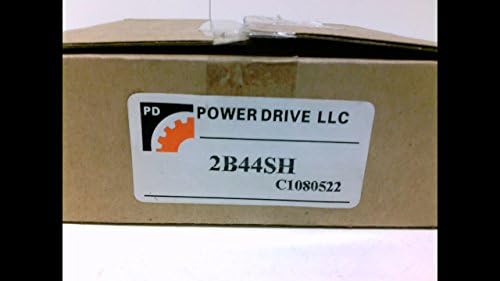 Power Drive 2B44sh, 4 3/4 Inch X 1 3/4 Inch, Dual Belt Drive Pully 2B44sh