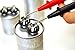 TEMCo 40 uF Run Capacitor CBB65, 40 MFD, 370V, Round, 50/60Hz | for HVAC AC Fan, Motor, Blower Applications