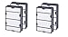 LifeSupplyUSA 4 Pack HEPA Air Filter, Compatible with Holmes, Compare To Filter Part HRC1 Holmes Part # HAPF600, HAPF600D, HAPF600D-U2