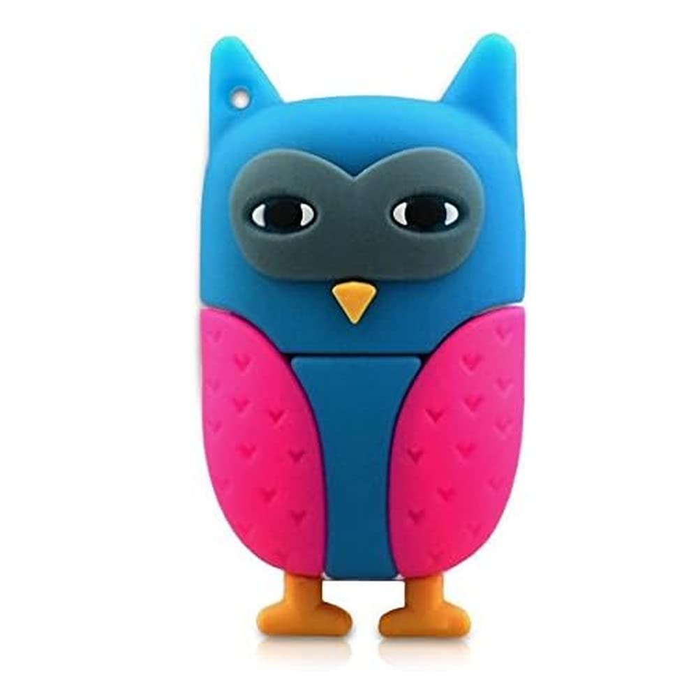 Owl 8GB USB Flash Pen Drive Memory Thumb Stick Data Storage Night Bird Pink Blue