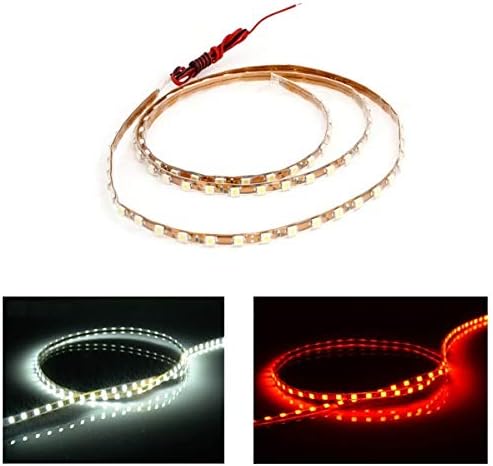 ZHENWOCAI 90CM 1210 90SMD LED Strip Light Car Daytime Running Light DC12V Waterproof New (Color : White)